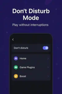 Screenshot of Do Not Disturb Mode of Lulubox Pro